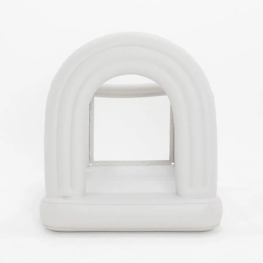 미니 레인보우 에어바운스, 실내 놀이용 점핑 하우스, 유아 및 어린이(3-6세)용 바운시 캐슬, 간편 설치 및 보관