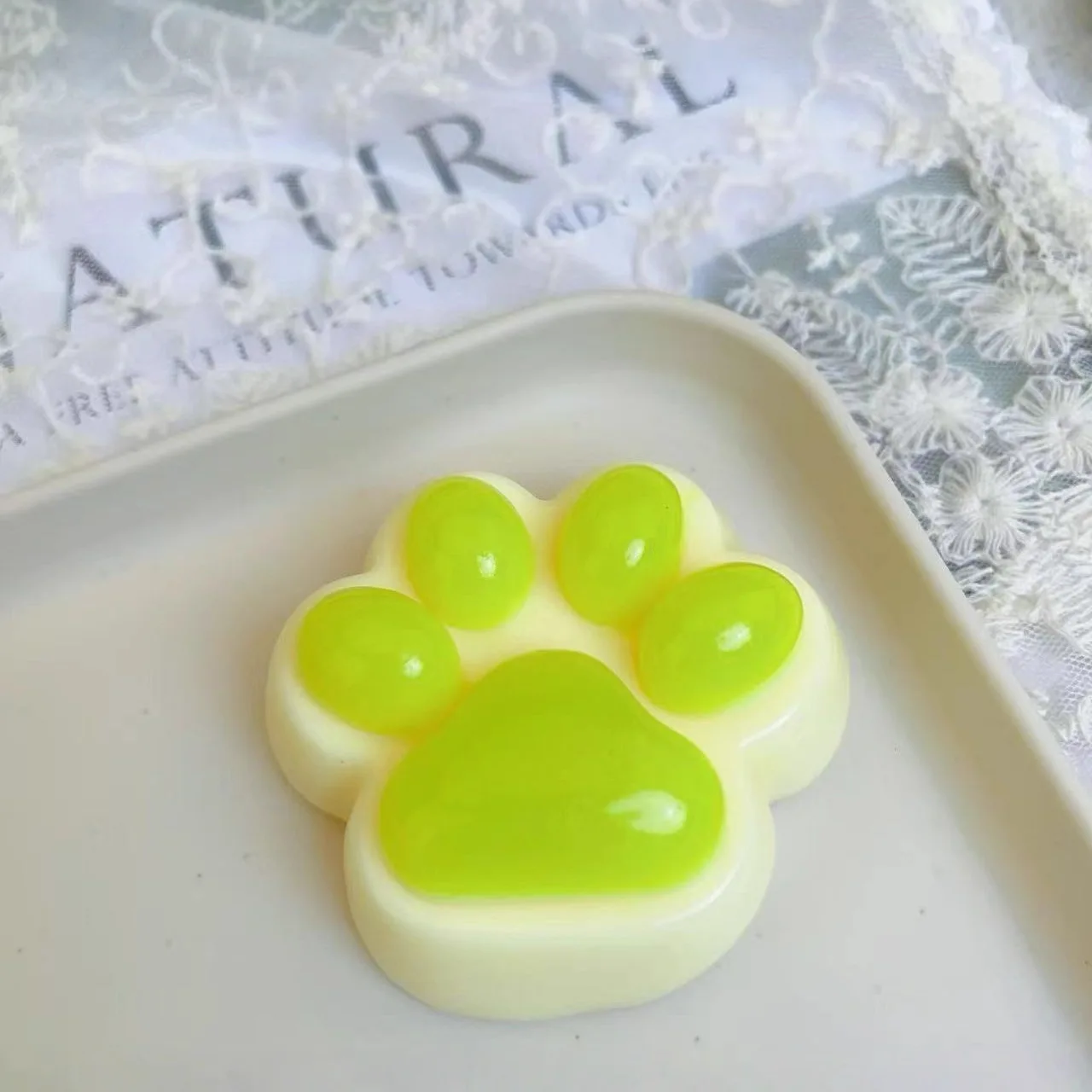 عملاق لطيف الإبداعية الاسمنت القط باو قرصة بطيئة الظهر الضغط لعبة، هدية للأطفال، هدية عيد الميلاد #2