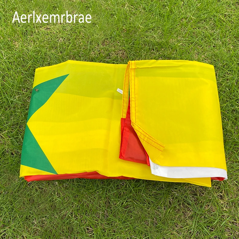 Aerlxemrbrae Senegal Flag 3x5 Feet Super Poly Football Flag Indoor Outdoor Polyester Flag