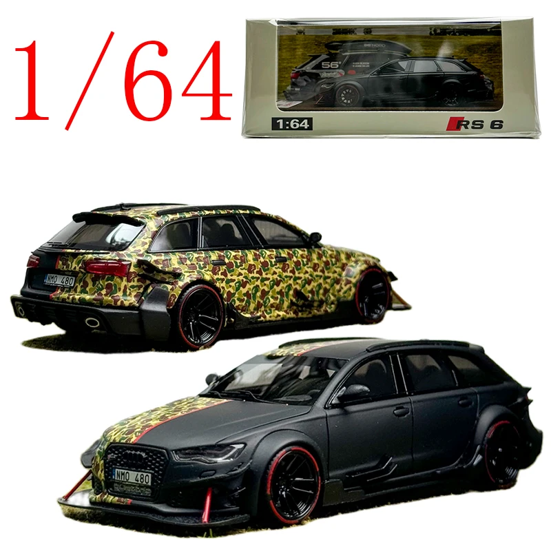 

JEC Diecast 1/64 Scale Audi Resin Model Car Audi RS6 DTM Station Wagon Black Play Vehicles Toys for Boys Gift Original Box