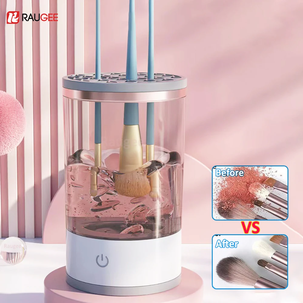 Electric Makeup Brushes Cleaner USB Automatic Makeup Brushes Drying Tools 3 in 1 Electric Make up Brushes Washing Machine