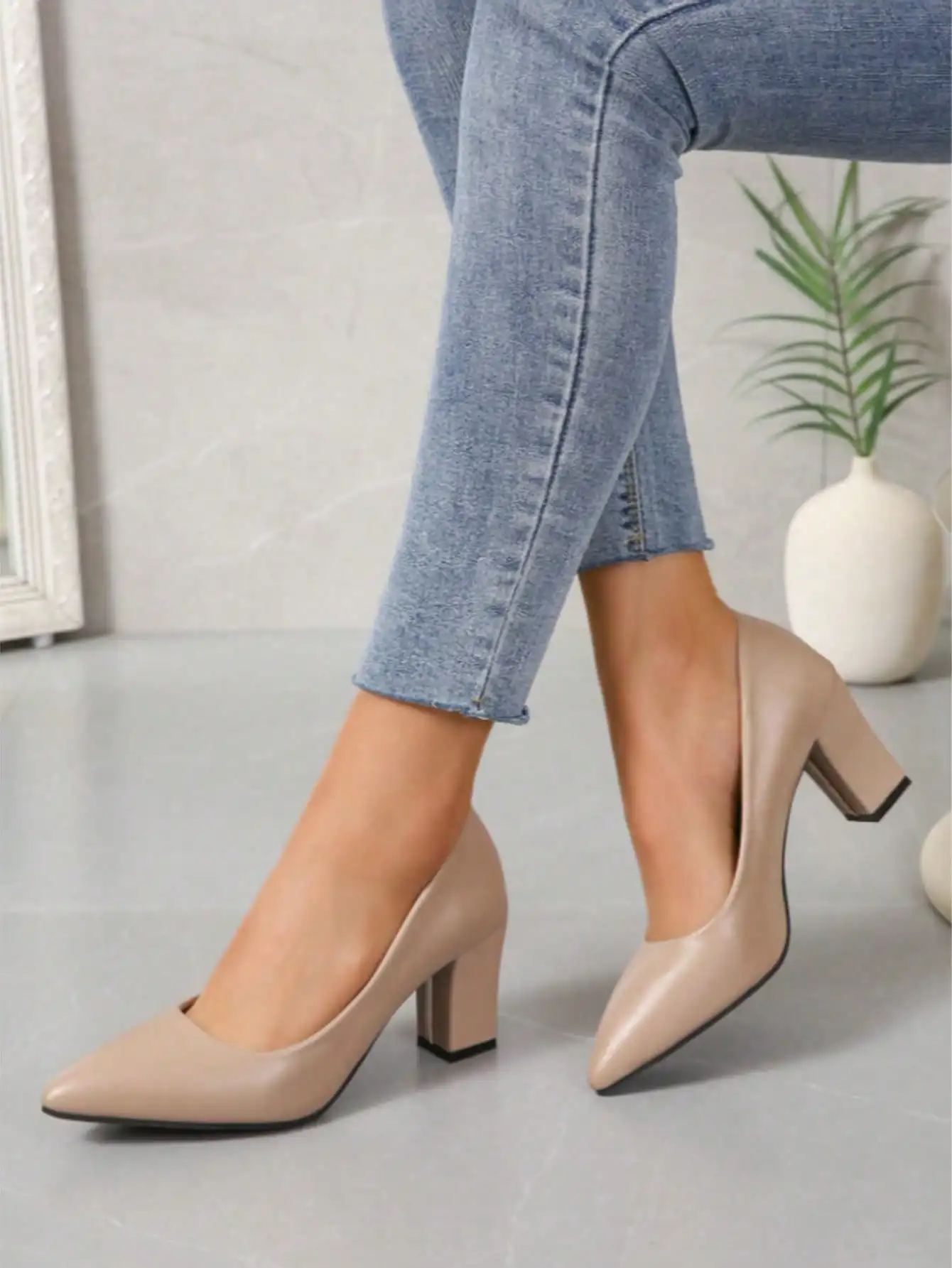 Women's Pointed-Toe Pumps — size and design detail 4