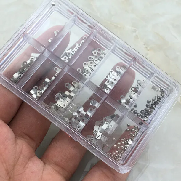 240PCS 12 Sizes Watch Securing Screws & Washers for ETA 2824 2834 2826 2836 Movement Securing Washer Casing Clamp Adapter