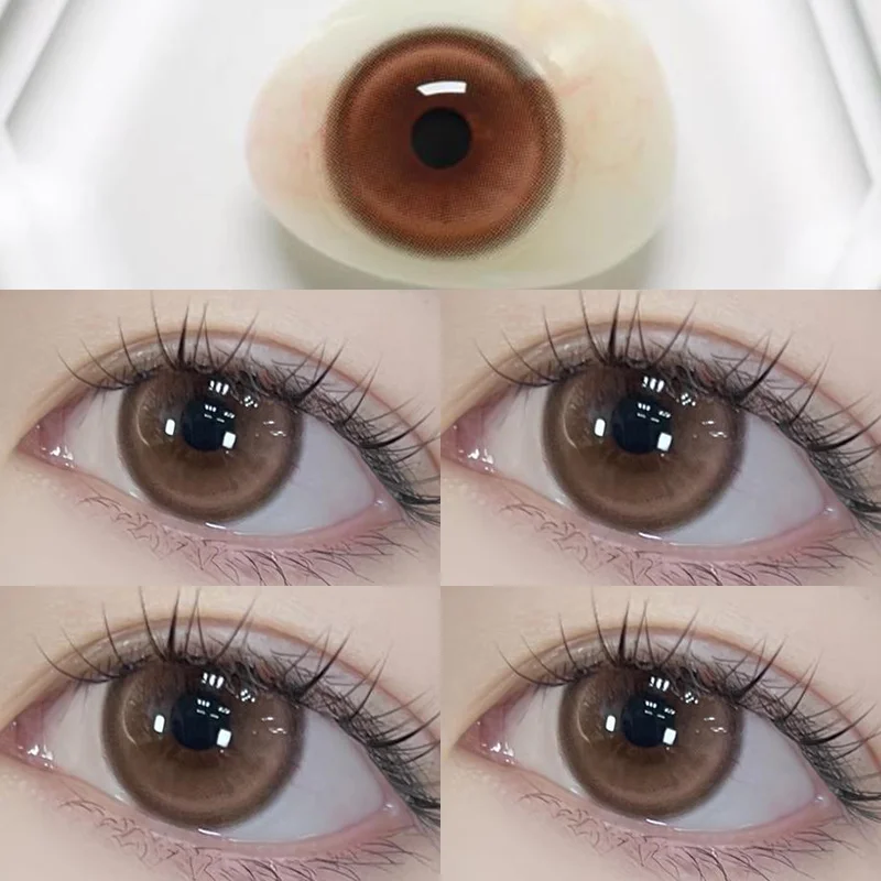 Two Large Diameter Black Contact Lenses Make Eyes Bigger Anime Accessories Lenses Glasses Contact Color Cosmetics Use Every Year