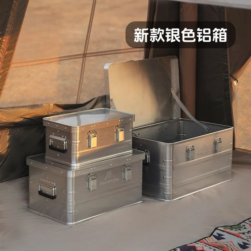 Shanzhike large-capacity aluminum alloy material self-driving travel storage box, storage box, camping equipment number