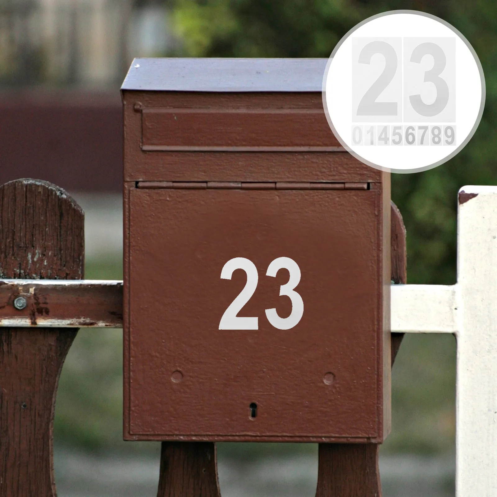 

Mailbox Numbers for outside Reflective Stickers Sign Labels Self Adhesive House