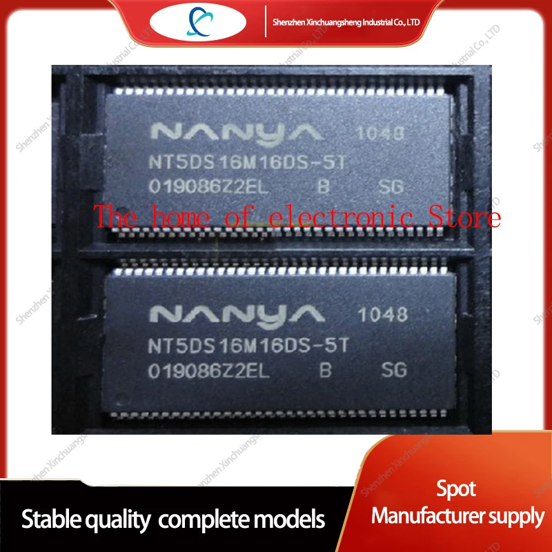 

10PCS NT5DS16M16DS-5T TSSOP66 DDR Memory