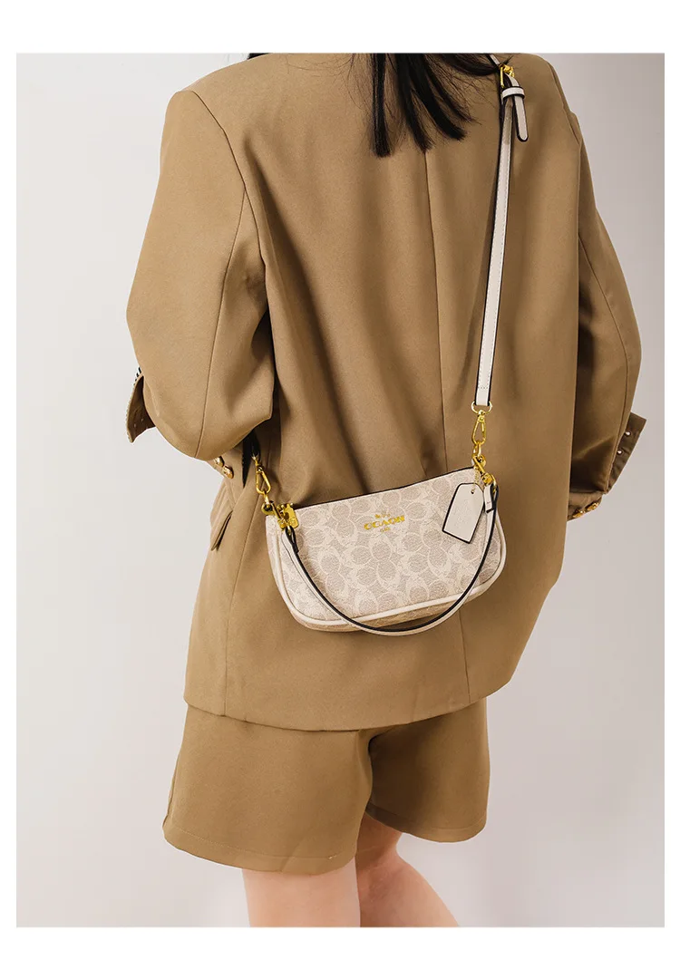 Hochwertige Damen-Umhängetasche, klassische Vintage-Handtasche, elegante Designer-Ledertasche für Frauen. – Detail 14