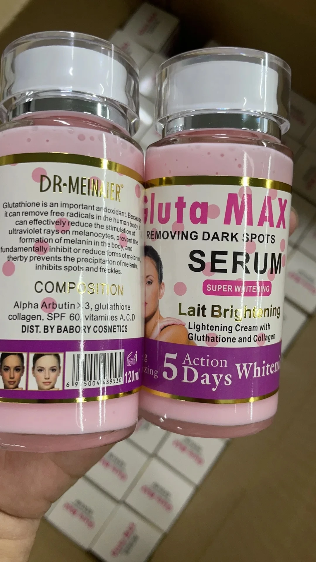 glutathione effective skin whitening Dr Super Glutathione Max-427mg Tiras De Alta Potencia Con 1 main image 1
