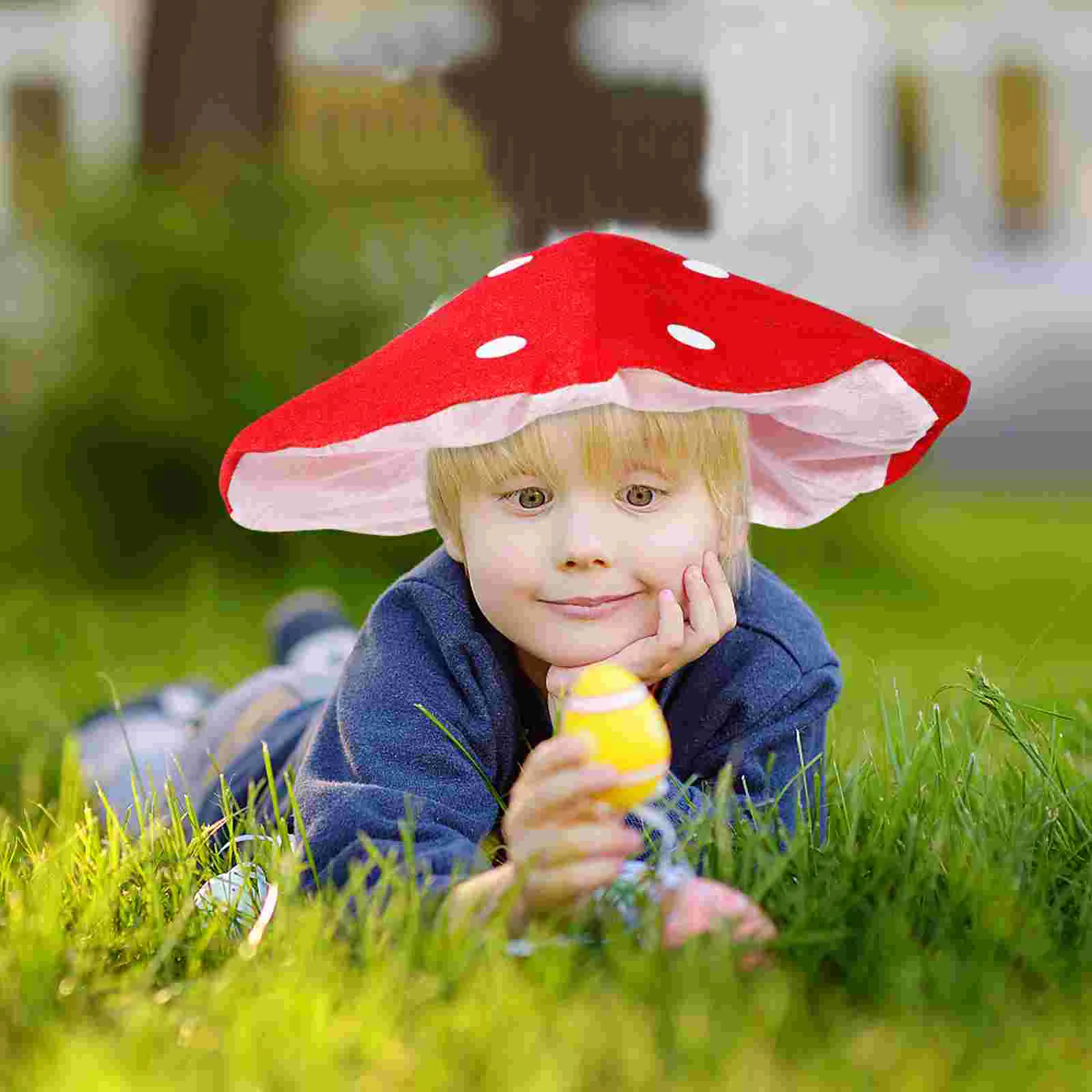 Kids Toys Cartoon Hat Plush Headwear Party Accessories Berets Costume Accessory Mushroom Baby