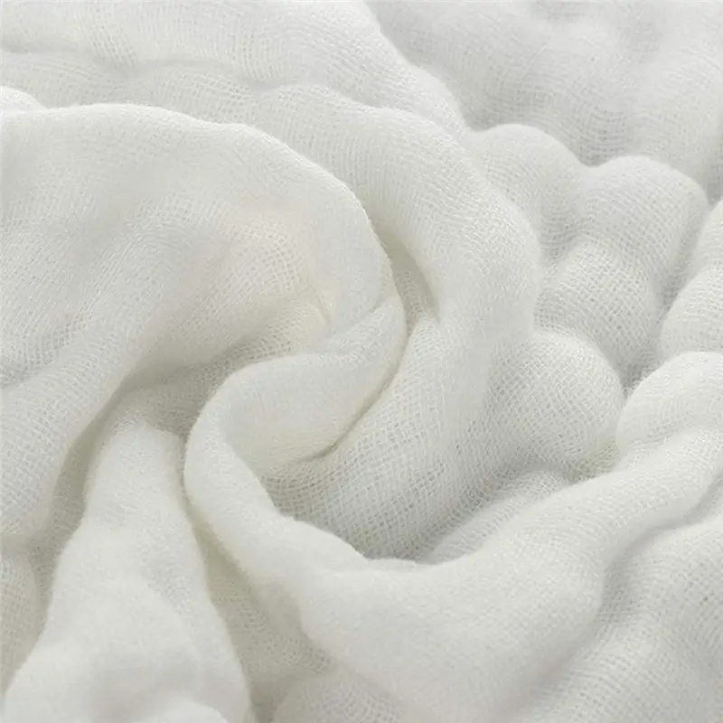 L81A 2025-베이비 무슬린 목욕 타월, 재사용 가능한 부드러운 흡수성 면 아기 얼굴 타월 30팩, 아기의 민감한 피부용 화이트