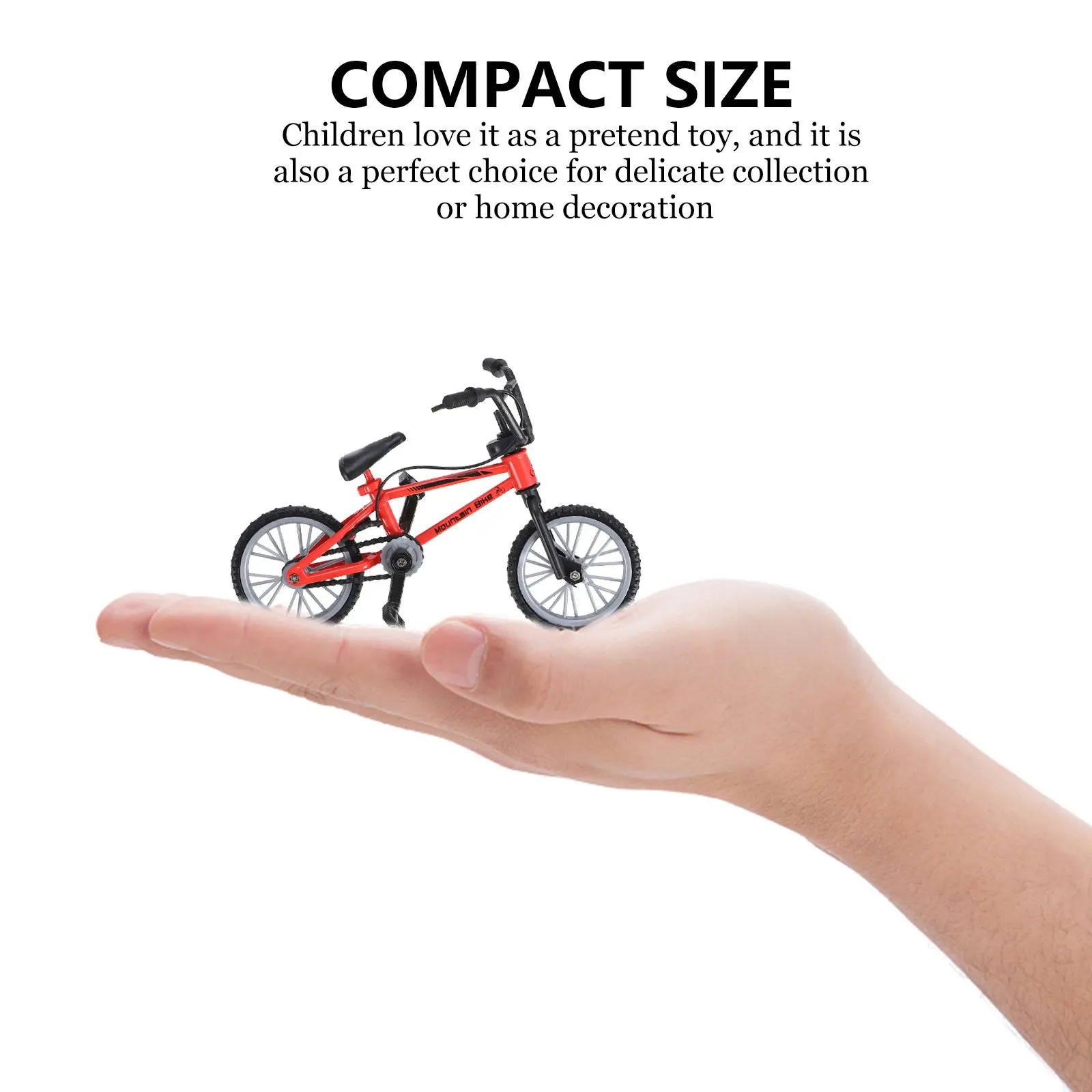 

1Set Finger Bike Desktop Alloy Bicycle Simulation Sports Game Finger Cyclist Gift for Kids Adults