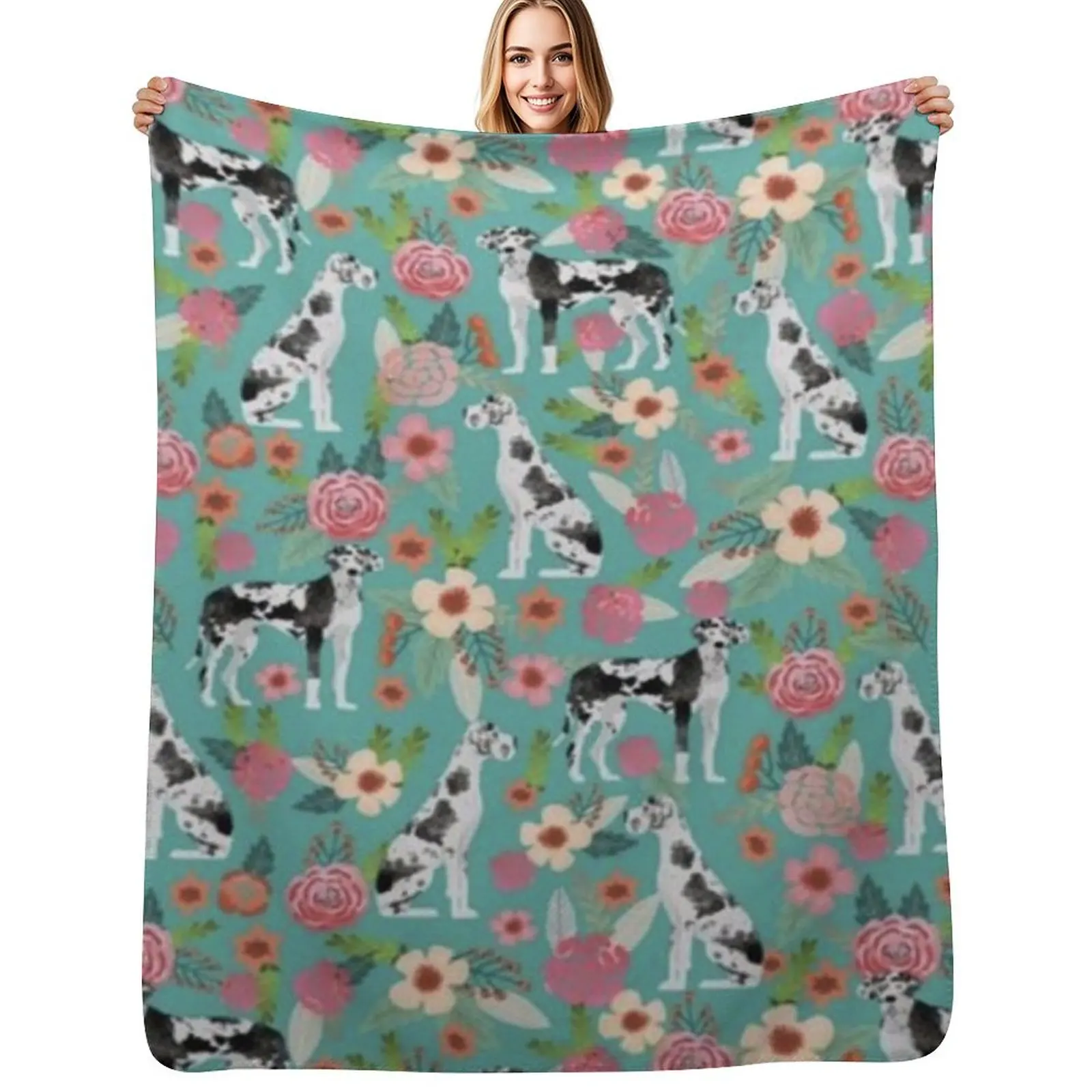 

GREAT DANE Throw Blanket Men's Soft Warm Throw Blanket for Couch