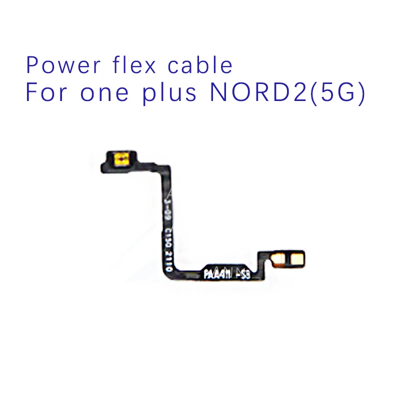 Volume Power Flex Cable For OnePlus Nord2 5G On Off Power Volume Switch Side Button Flex