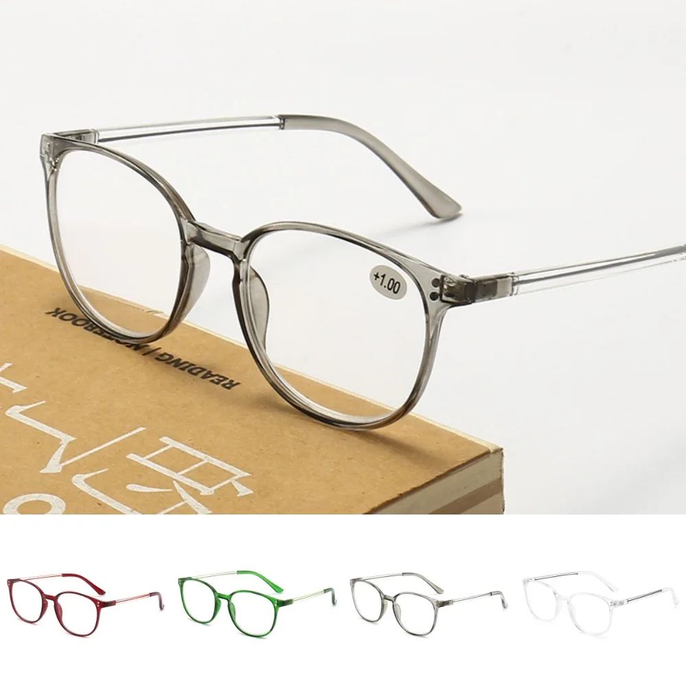 

Spectacle Lens Power +100 To +400 The Aged Presbyopia Glasses Vision Care Lightweight Farsightedness Reading Glasses Transparent