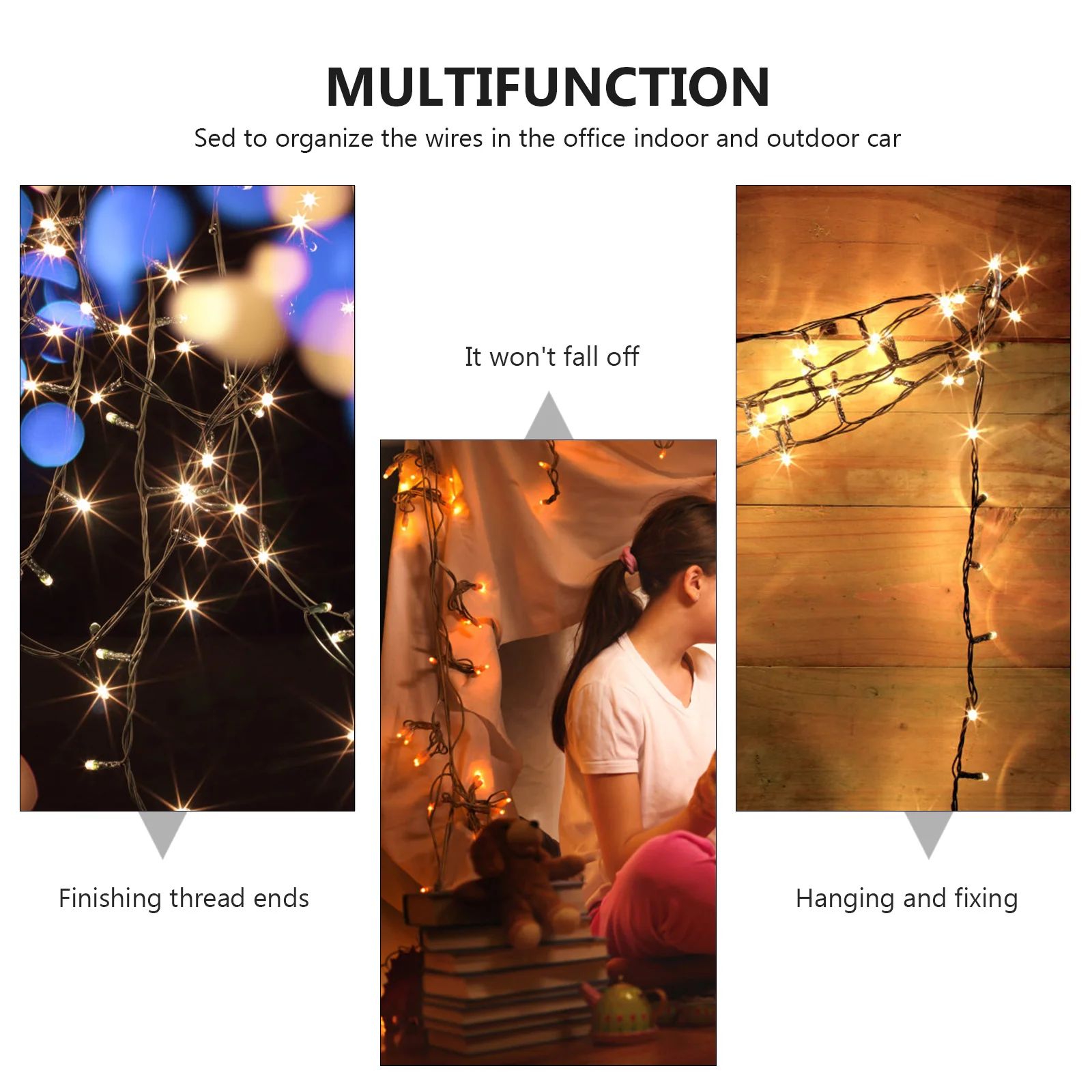 

50Pcs Cable Clamp High Quality Self Adhesive Cord Organizer Wire Holder Cable Management Clips Indoor Outdoor Use