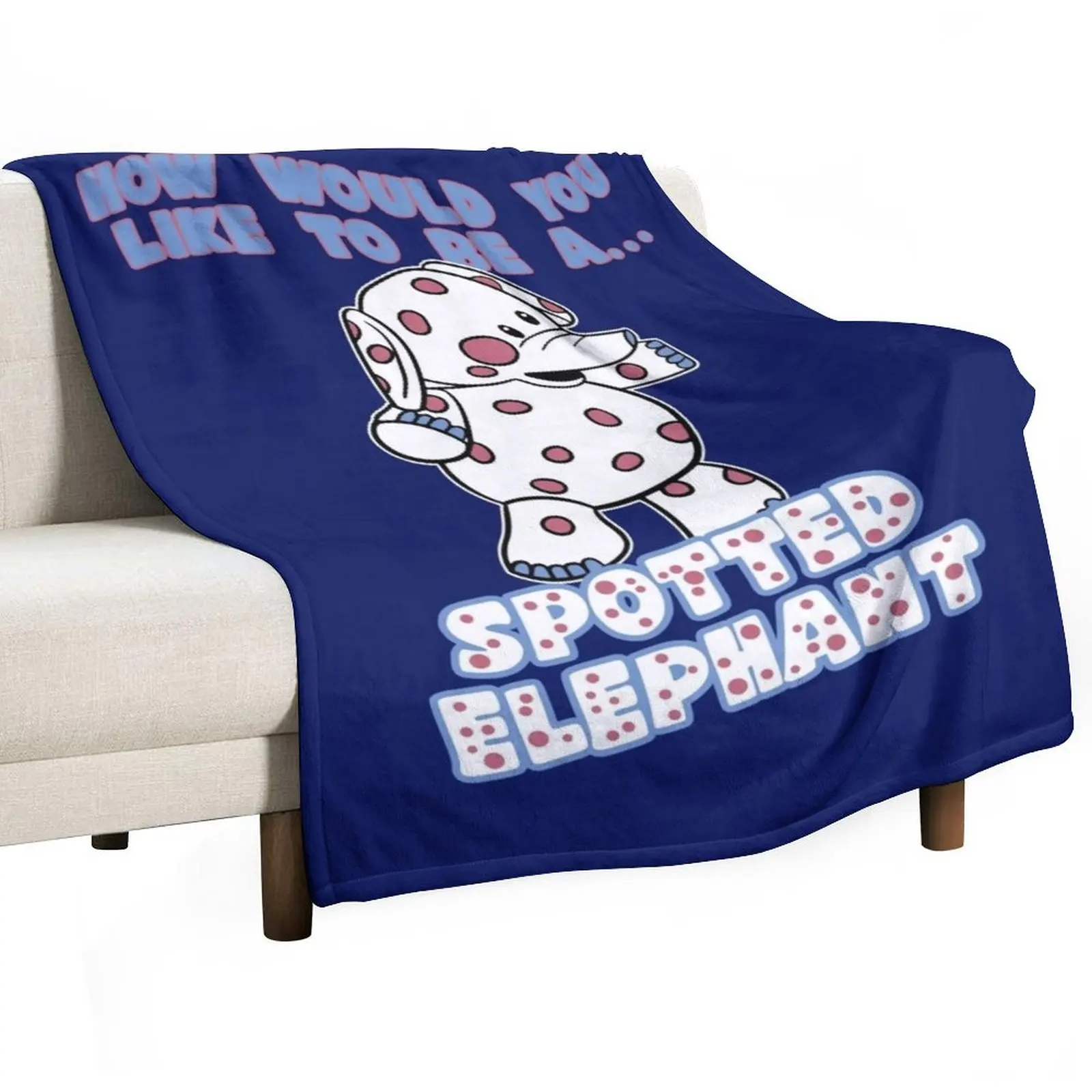 

Spotted Elephant Misfit Toy Throw Blanket Baby Beautifuls Retros Kid'S Blankets