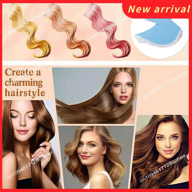 N89R 36 шт./лот, прочный фиксированный парик, двойная лента, клейкая лента для наращивания волос, водонепроницаемая для парика, кружевной парик с прорезями