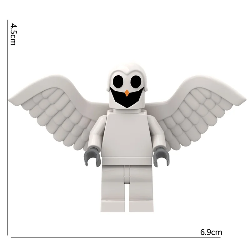 الغزلان البومة الماعز رجل لعبة اللبنات تمثال 99 ليال في الغابة نموذج تجميع المواد ديكور المنزل لعبة مهرجان هدية #5