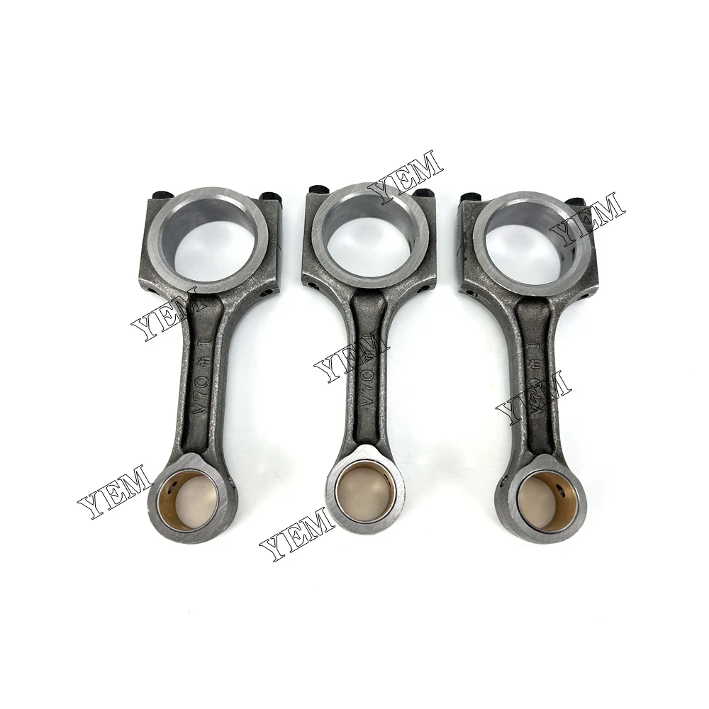 3x part number 119515-23000 Connecting Rod For Yanmar 3TNM72 Diesel engine