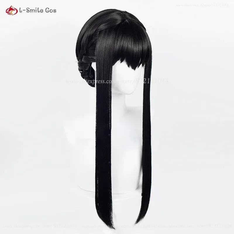 2 estilos Anime Yor Forger Cosplay mujeres negro pelo sintético resistente al calor pelucas de juego de rol de Halloween + gorro de peluca