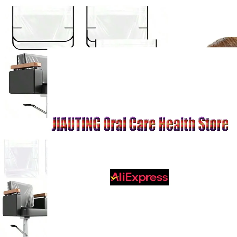 Salon Chair Cover Protectors Clear Square Waterproof Hairdressing Chair Back Covers Fit Standard Salon Chairs And Office Chairs