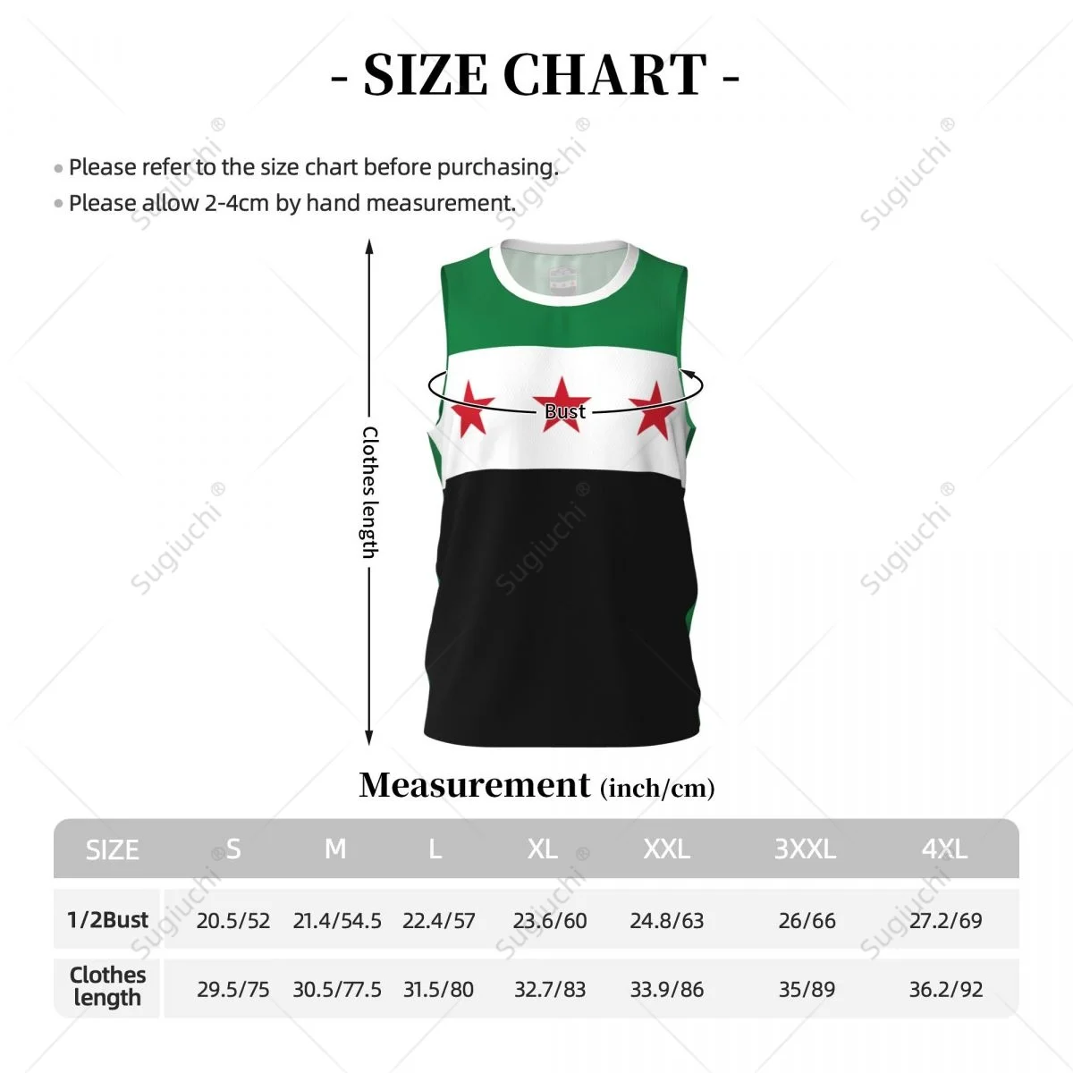 Flaga Syrii 1932-1963 męska koszulka sportowa koszykówki do biegania Fitness wielofunkcyjna koszulka bez rękawów ekskluzywna nazwa własna Nunber