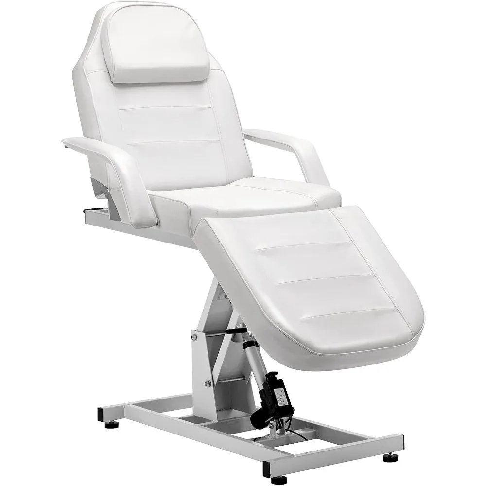 

Salon SPA Massage Bed Tattoo Chair Facial Adjustable Table Beauty Equipment 0100 (White)