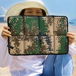 New Oxford Cloth Folding Camping Mat Portable Outdoor Waterproof Foam Sitting Pad Beach Mat Prevent Dirty Hiking Small Seat Pad