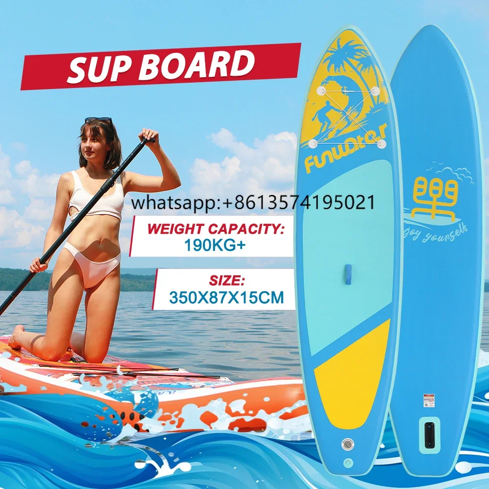 

TEU Funwater Dropshipping Surfboard Paddleboard Inflatable Isup Paddle Surf Sup Board SUP Stand Up Paddle Board