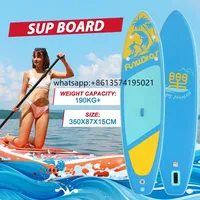 TEU Funwater Dropshipping Surfboard Paddleboard Inflatable Isup Paddle Surf Sup Board SUP Stand Up Paddle Board