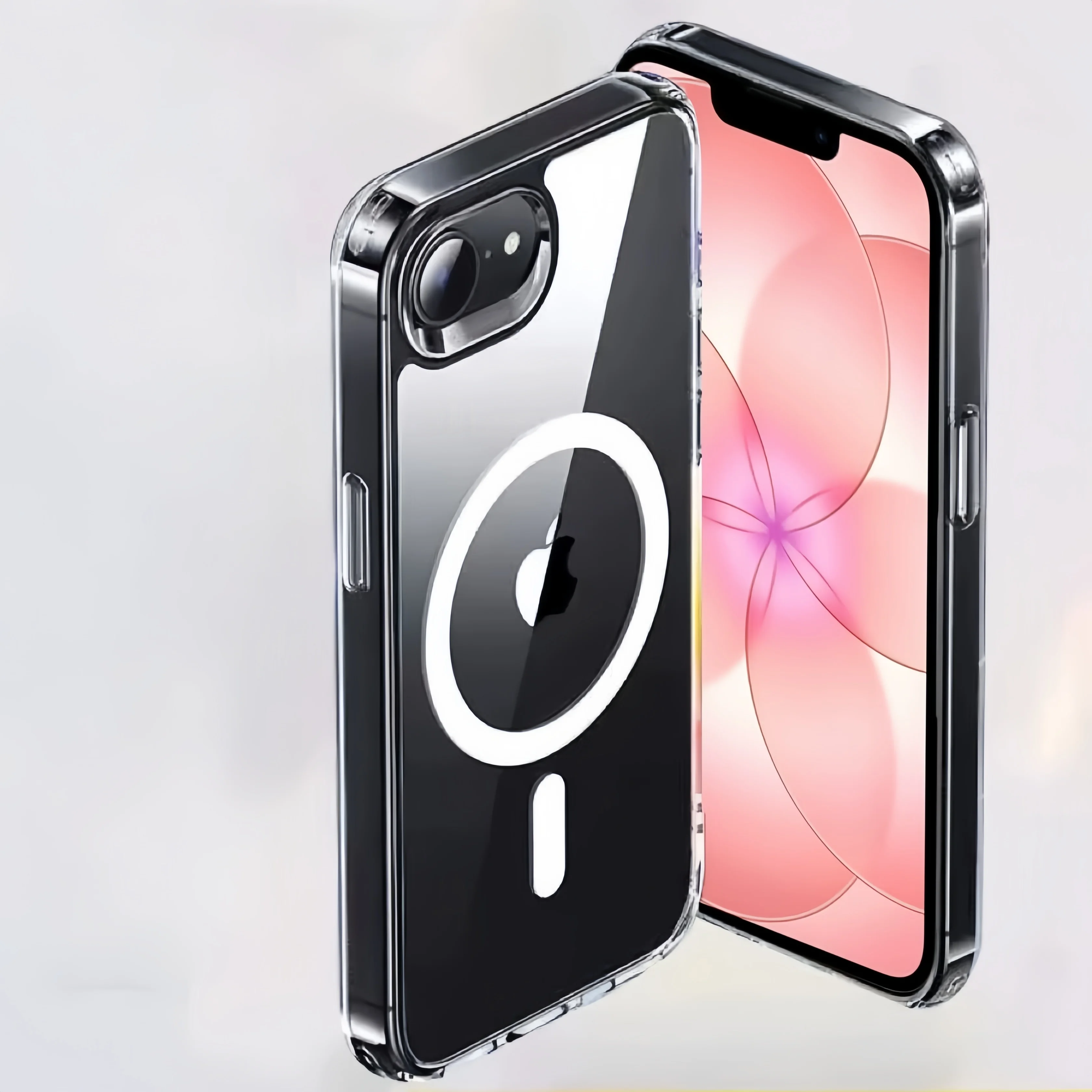 Transparent For iPhone 16e/17e/17/Air Case Clear: Magnetic Phone Cases with Magnetic Anti Yellowing Shockproof Protective Clear