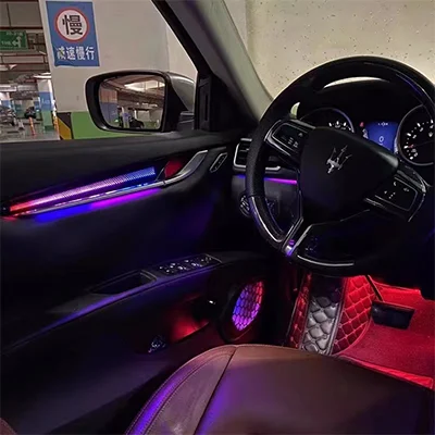 

Auto atmosphere Decorate Multi-Color LED light car ambient led lights lamp system for Maserati Quattroporte Ghibli Levante