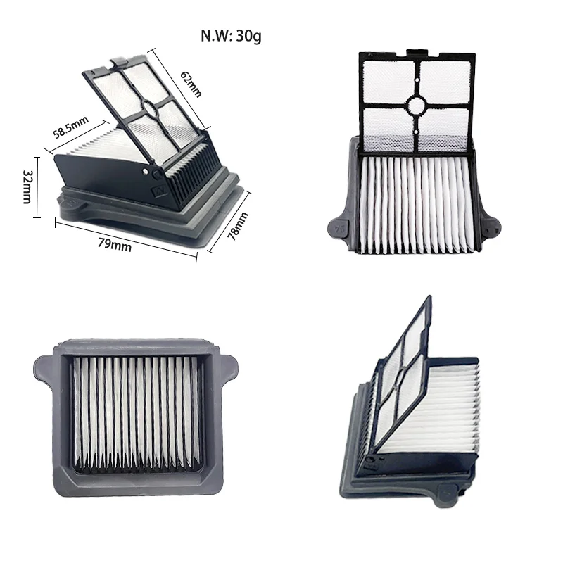Cepillo de rodillo suave, filtro HEPA para Tineco FLOOR ONE S7 PRO / S6 / S6 Extreme Pro, accesorios de aspiradora inalámbrica, Kit de piezas