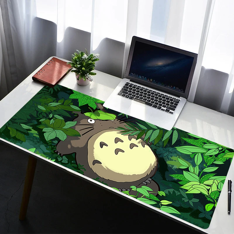 Mouse Pad PC Non Slip Rubber Cartoon Mousepad Laptop Gamer Cabinet Keyboard Pad Office Computer Gaming T-totoro Desk Mouse Mat