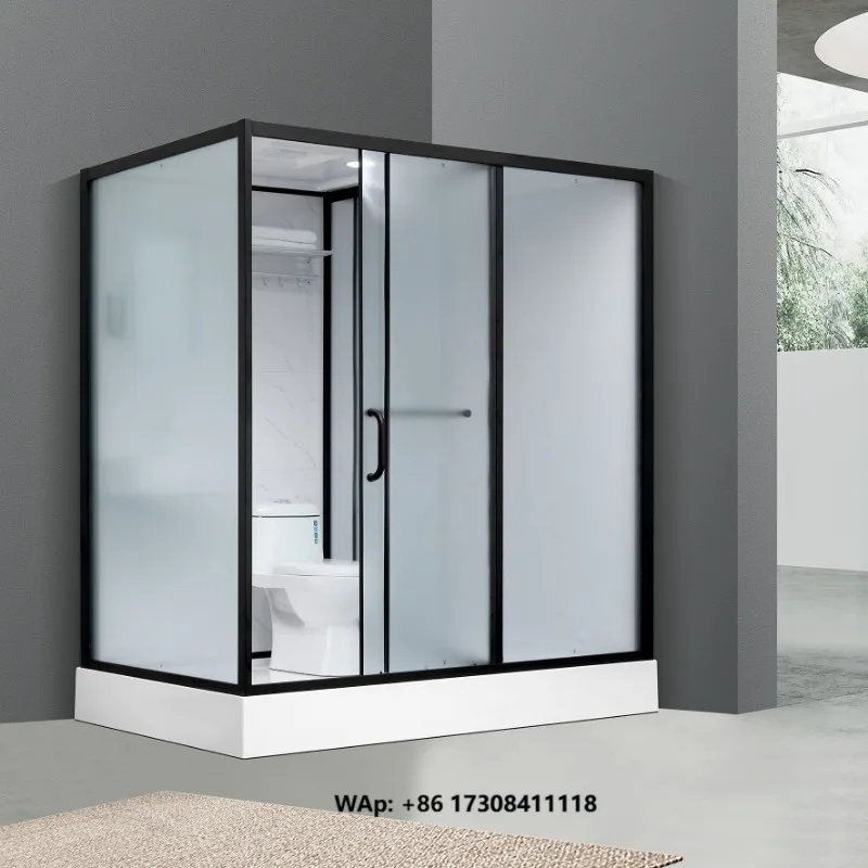 Indoor All in One Portable Bathroom Prefab Shower Room With Toilet Shower Rooms Cabin Prefab