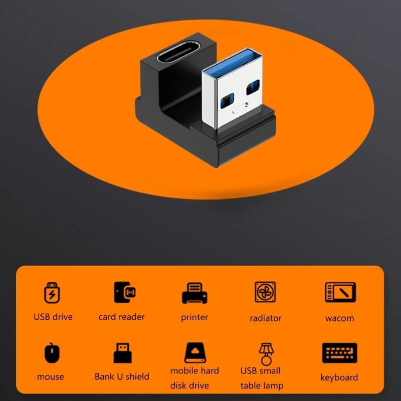 Разъем адаптера USB типа «мама» Разъем USB 90 градусов вверх вниз