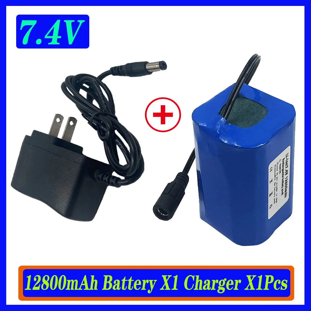 

7.4V 128000mAh 2S Lipo battery For T188 T888 2011-5 Remote Control RC Fish Finder Fishing Bait toys Boats Spare Parts