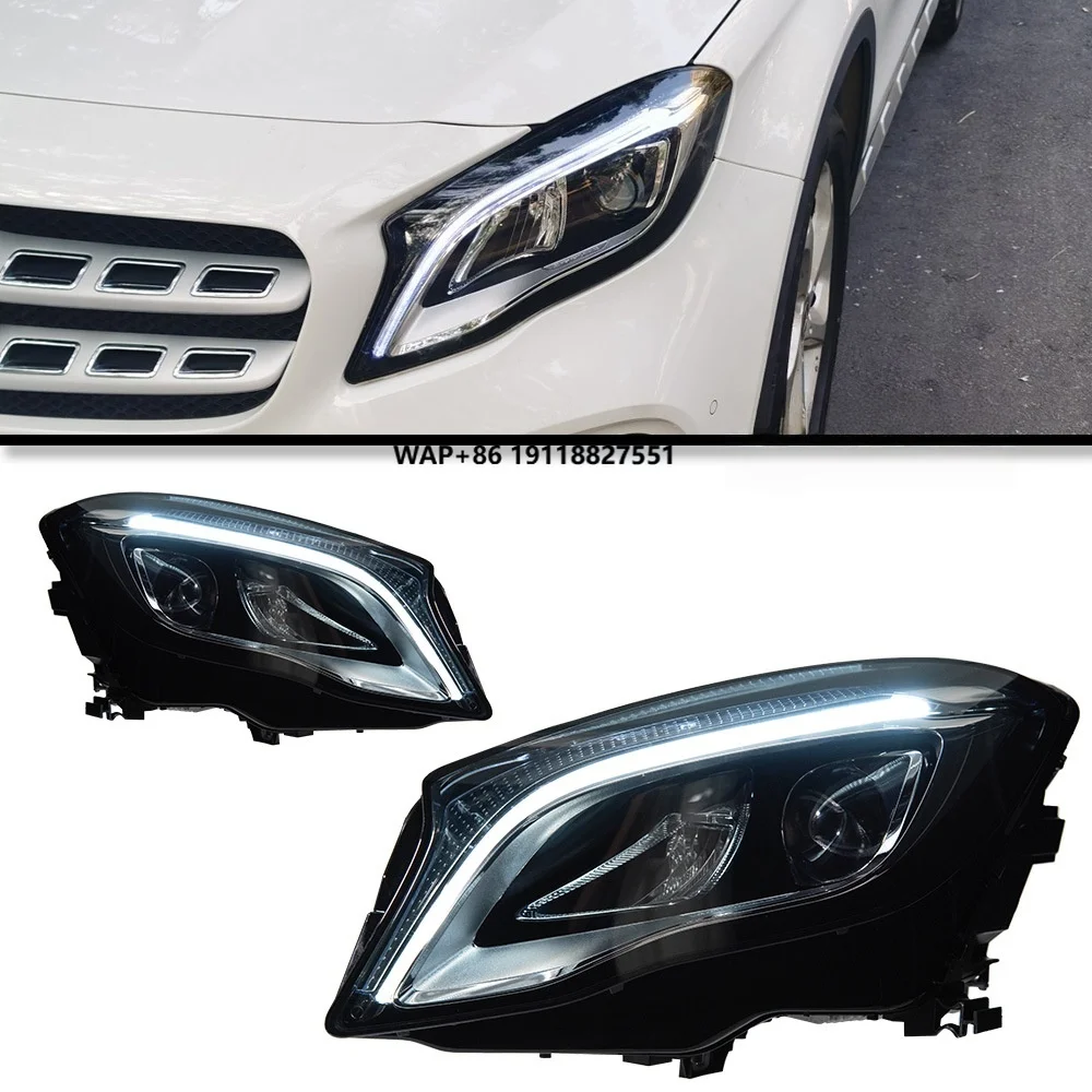 

GLA200/X156 GLA180 2015-2019 Dynamic Signal Front Projector 12V H1 New 6000K 6000 lm LED DRL Headlights