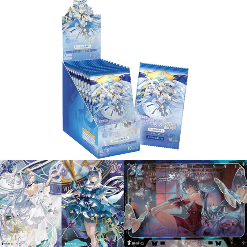 

Оригинальная карта серии Luo Tianyi ECHO LSR LSP SP HR, редкая коллекция персонажей аниме, настольная игра, детские игрушки, Рождественский подарок