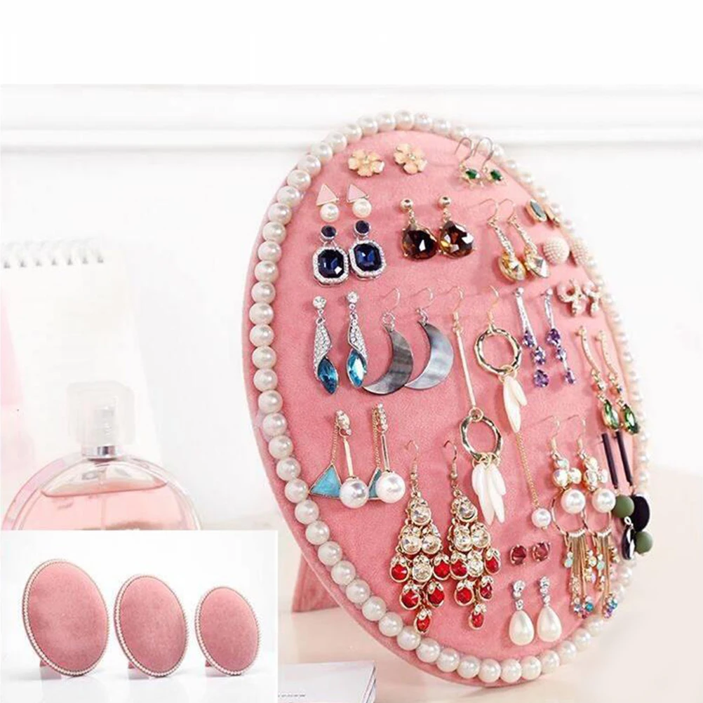

Earring Storage Box Jewelry Display Board ganizer Shelf Holder for Women Showcase Home Decor Durable Material Space Saving