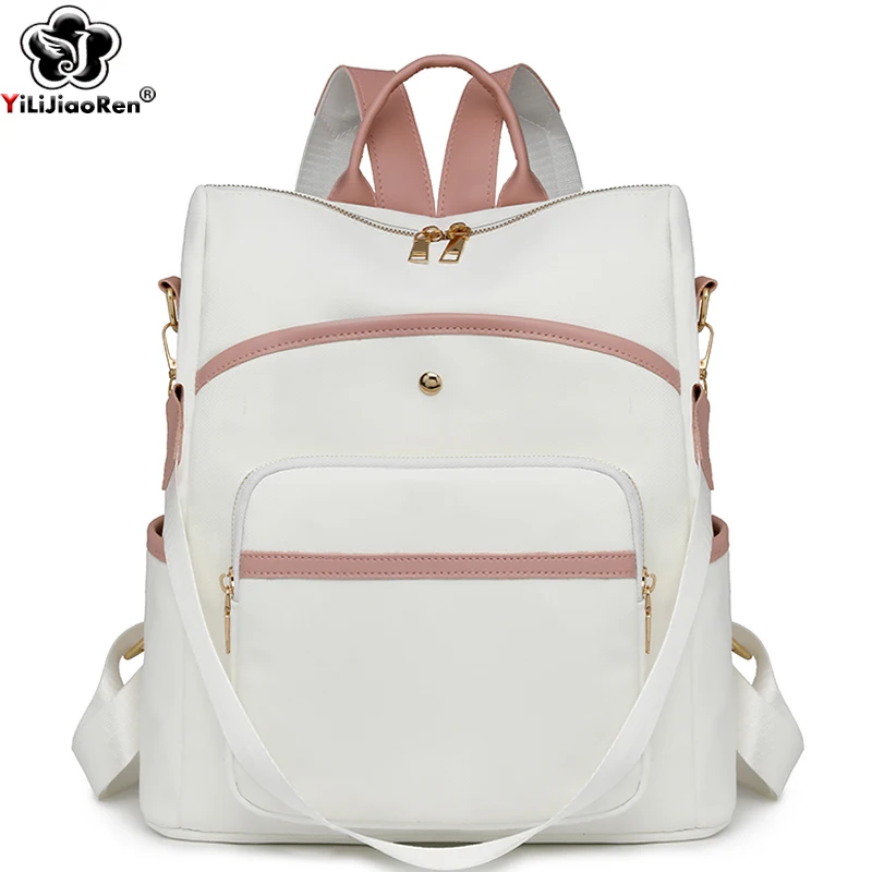 Fashion Backpacks Female Soft Leather Rucksack Women Knapsack Travel Bagpack Ladies Daypack Large Capacity School Bags for Girls