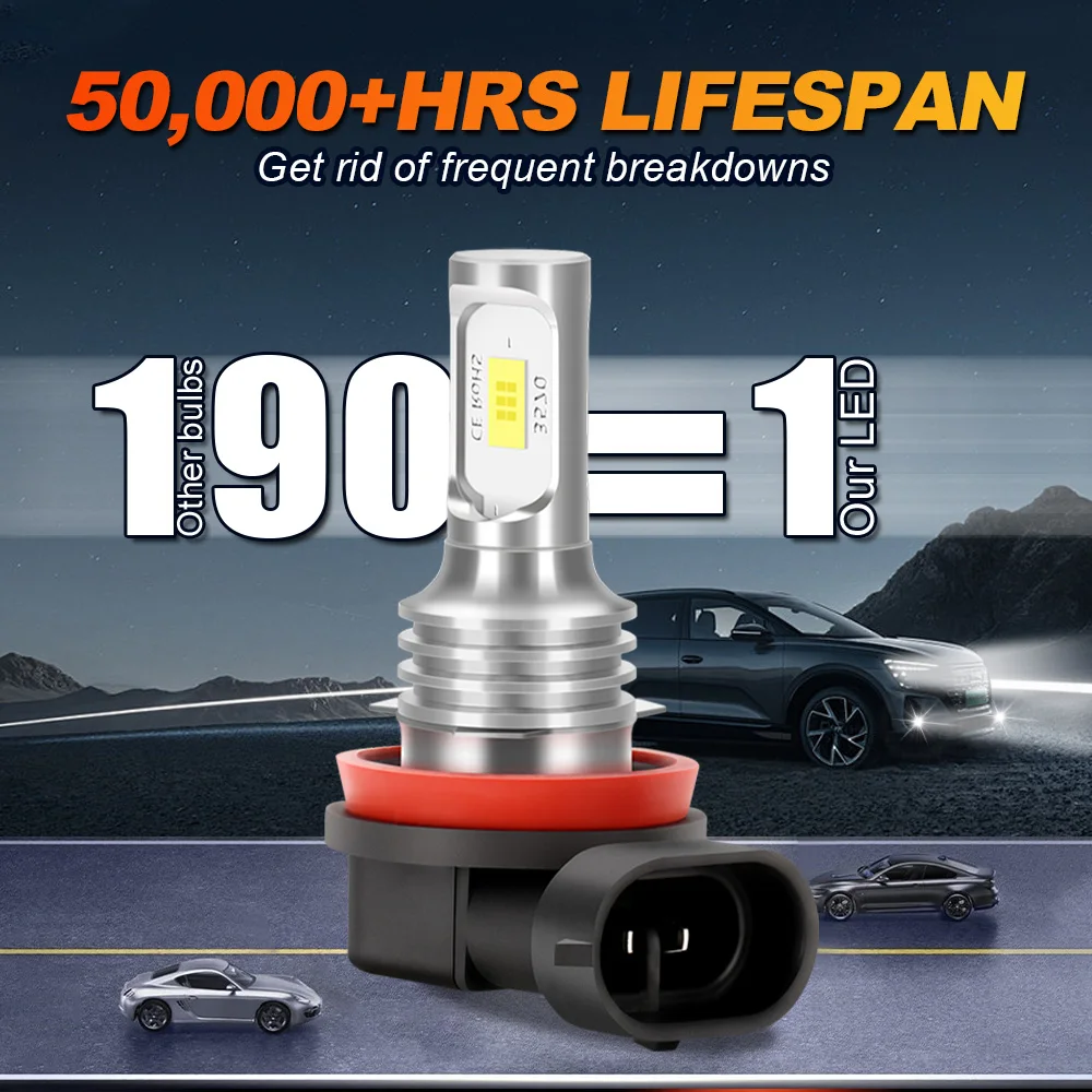 2 قطعة LED مصباح سيارة الجبهة الضباب إكسسوارات مضيئة لسوبارو فورستر (SJ) 2013-2018 2014 2015 2016 2017