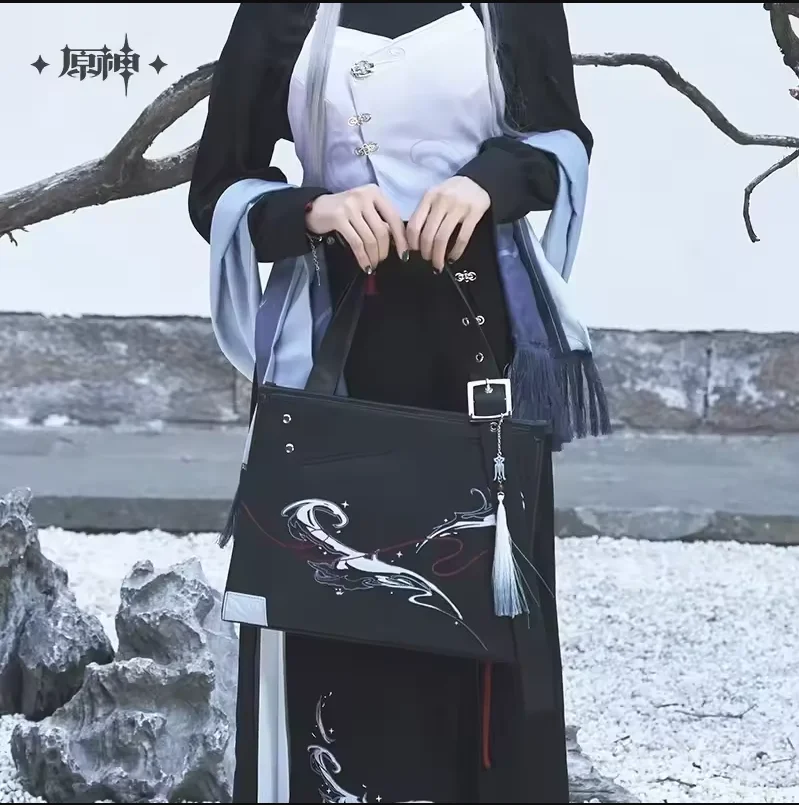

Official Anime Game Genshin Impact Cosplay PU JK Lolita Shoulder Bag Messenger Bag Fans Xmas Gifts