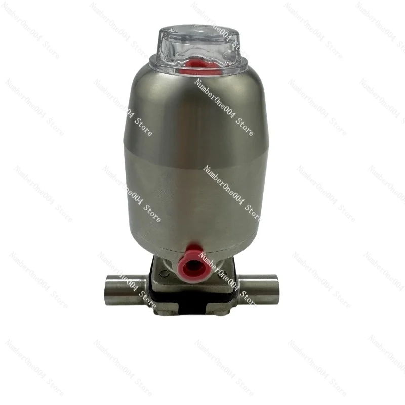 Applicable to 316L stainless steel sanitary grade pneumatic diaphragm valve chuck 25.4 welding 12.7 pneumatic diaphragm