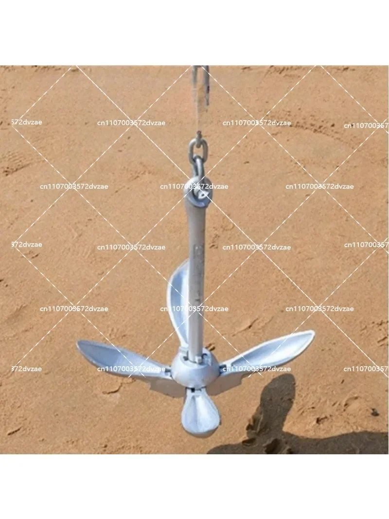 Type a Hot Dip Galvanized Folding Boat Anchor Umbrella Lotus Cross Design for Yacht