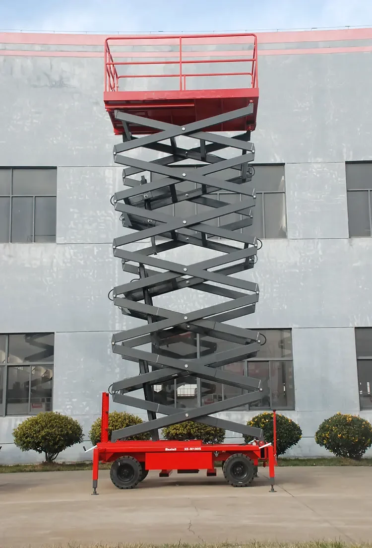 Aerial Work 4m 8m 16m Battery Powered 220v Mobile Electric Hydraulic Self Propelled Scissor Lift Platform Table