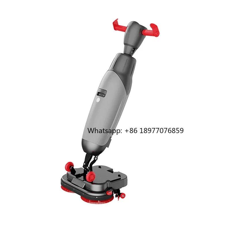 Mini Portable Manual Compact Automatic Walk Behind Floor Scrubber Drier Washing Machine For Office Warehouse Store