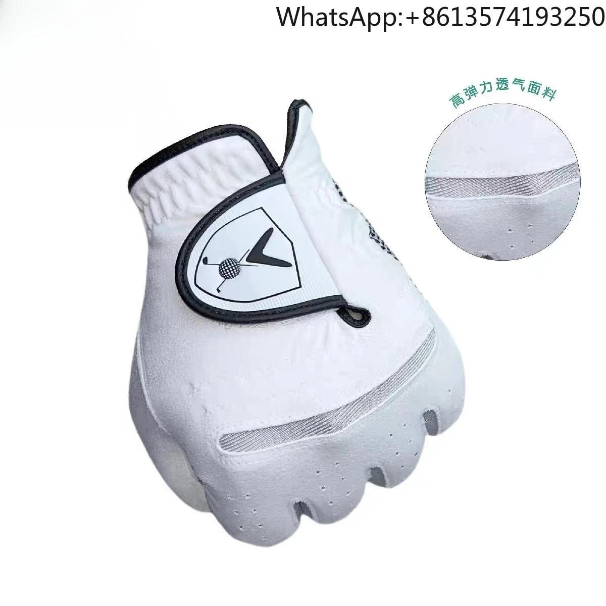 

Men's Golf Gloves - Genuine Lambskin Leather, Breathable & Flexible for Sports
