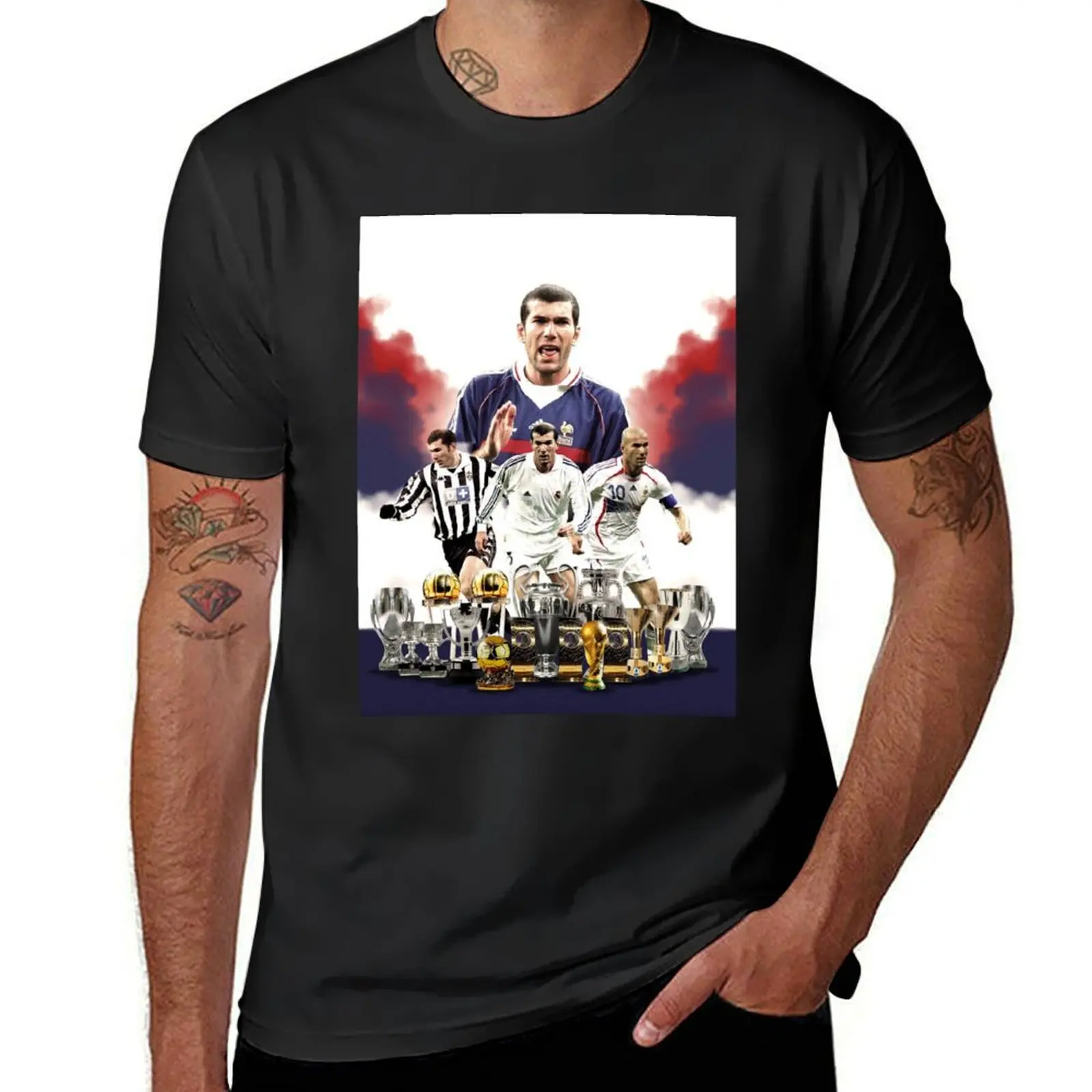 

Zinédine Zidane 2#020422 T-Shirt custom t-shirts cotton man t-shirts aesthetic clothes custom t shirt oversized t shirt men
